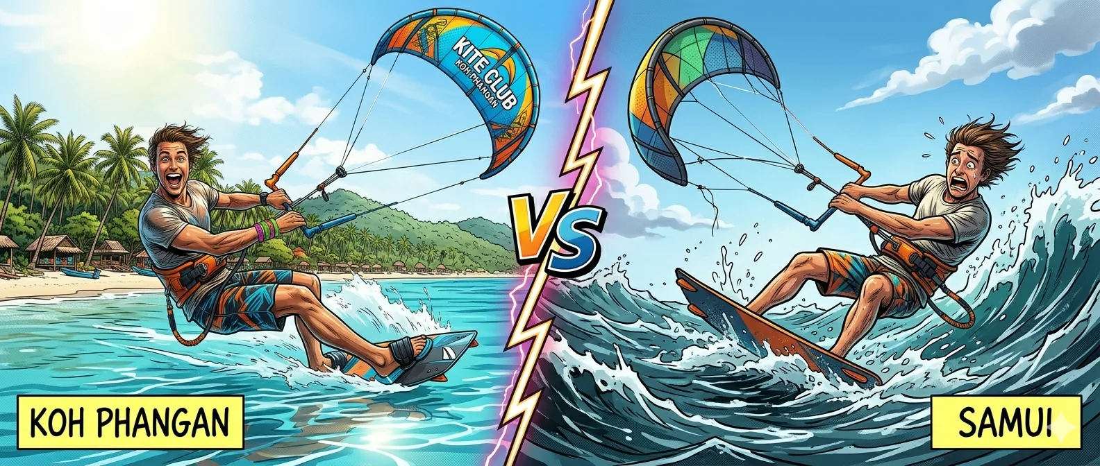 Koh Samui vs Bali, Sri Lanka & Vietnam for Kitesurfing