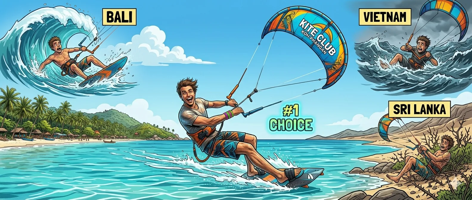 Best Place in Thailand to Learn Kiteboarding: Koh Samui vs the Rest