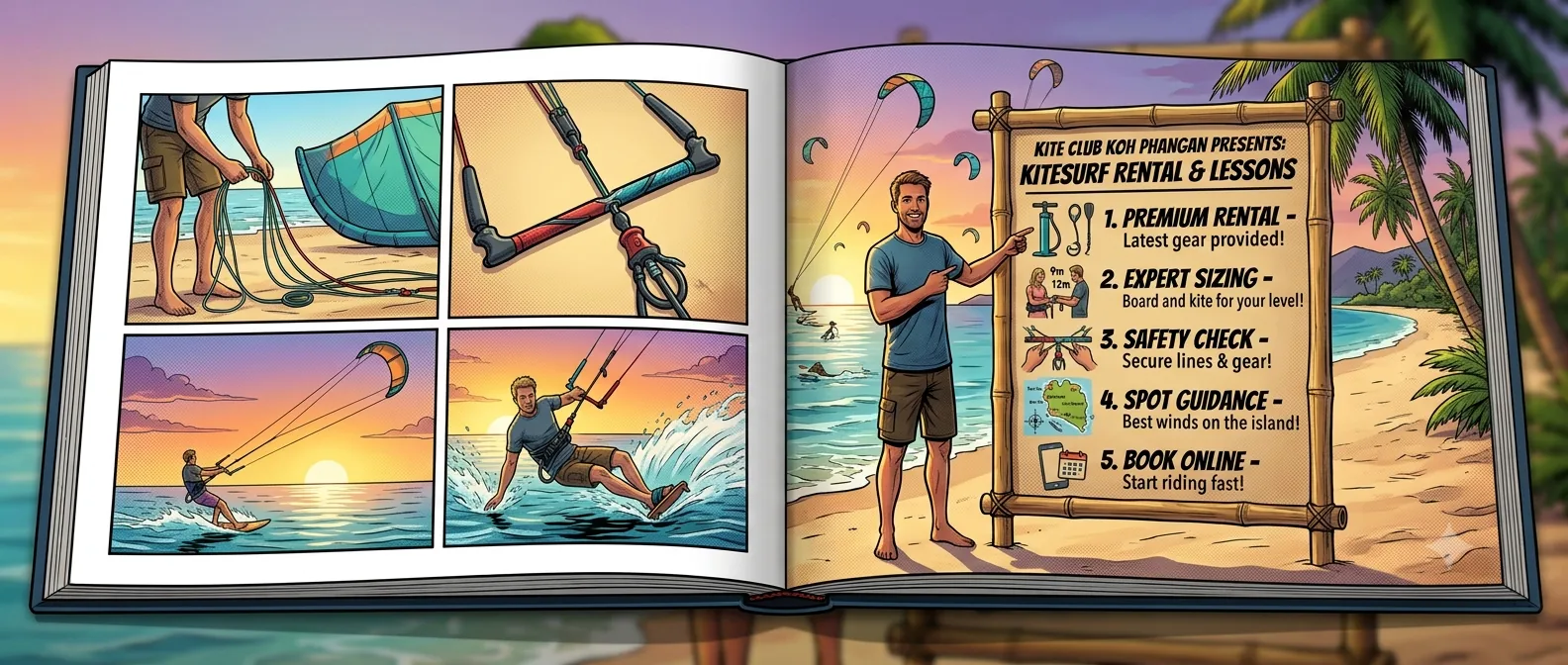 Kitesurfing Equipment Rental on Koh Samui
