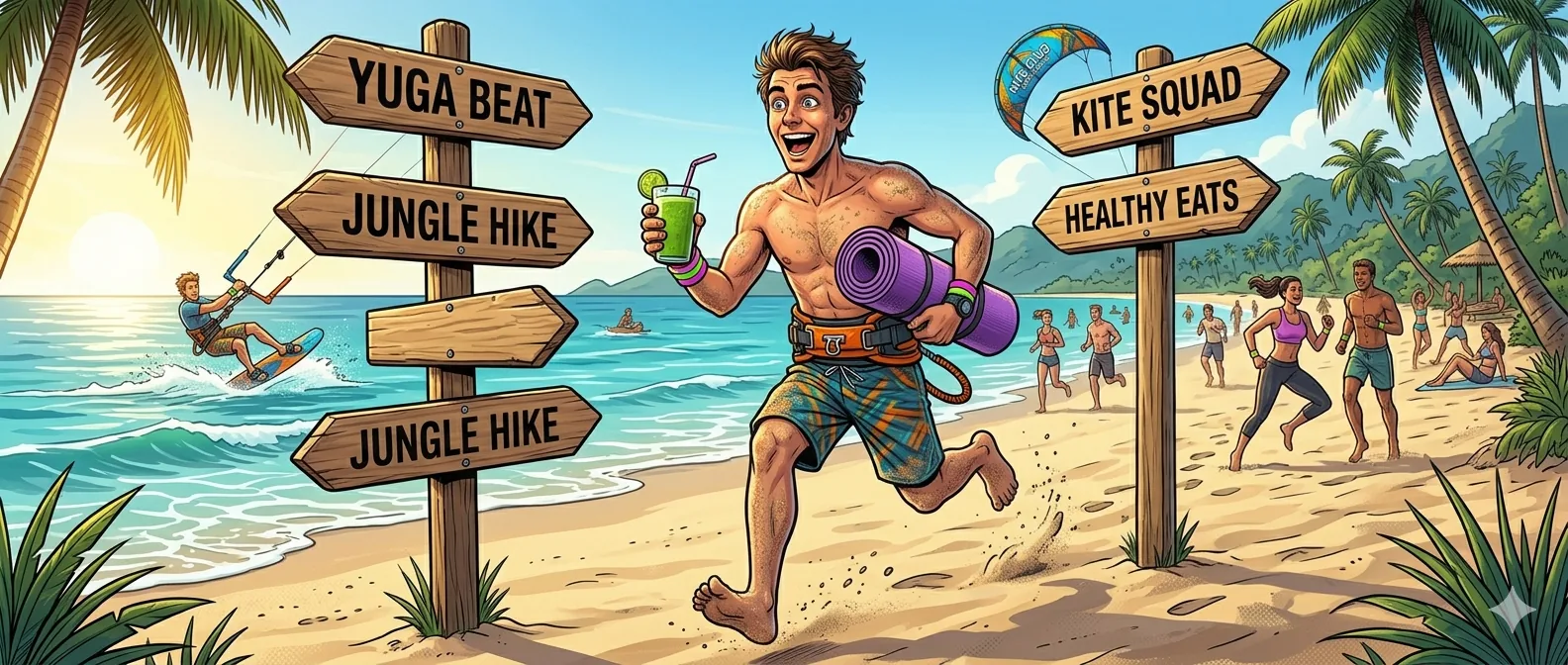 Yoga, Kitesurfing & Wing Foil on Koh Samui